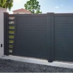 Portail aluminium battant Bastide